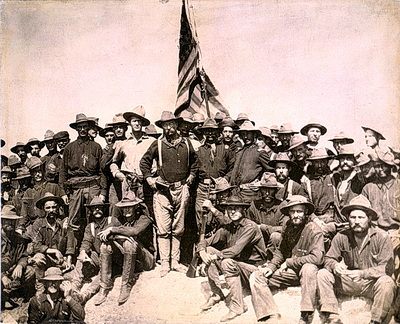 Photo of the Rough Riders in Cuba