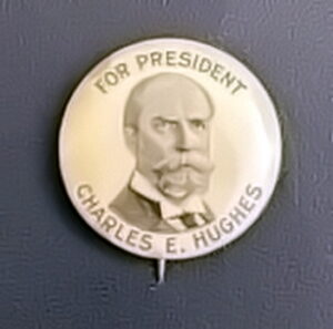 Charles Jughes political button